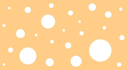 abstract white polka dot on orange pastel soft for background, polka dot white pattern cute, random scattered dots, yellow brown soft and white polka dot pattern for confetti wallpaper