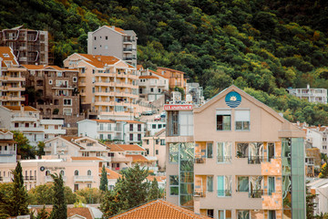 Obraz premium Old town Budva Montenegro travel journey trip recreation summer spring