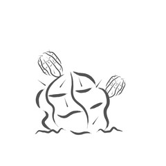 Isolated cactus icon