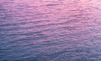 Water texture background sunset effect