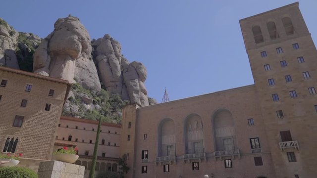 Hidden Monastery in Spanish Mountains, Montserrat