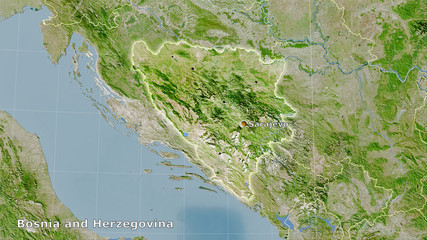 Bosnia and Herzegovina, satellite A - composition
