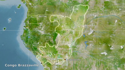 Congo Brazzaville, satellite A - composition