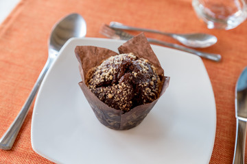 Tasty chocolate muffins