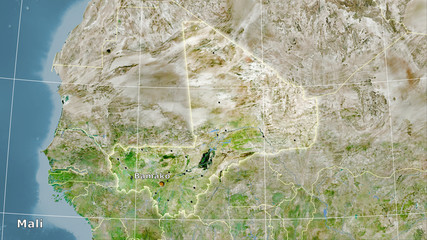 Mali, satellite A - composition