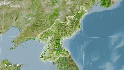 North Korea, satellite A - composition