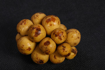 Sweet tasty tropical fruit Langsat