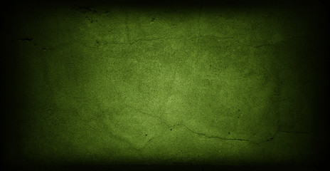 Green concrete wall