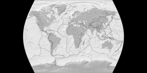 Times Atlas (11E), bilevel, tectonic plates