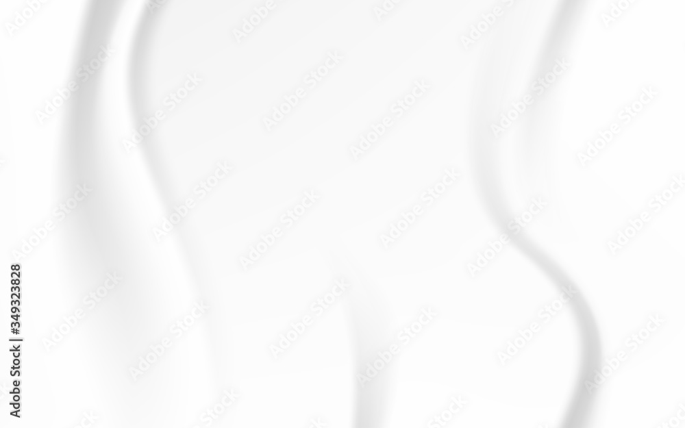Aufkleber elegant white abstract background with smooth and soft silk fabric texture. clean wave and curve gra