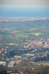 View from Monte Titano in San Marino