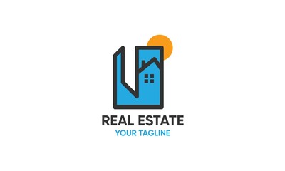 Real Estate company logo design.