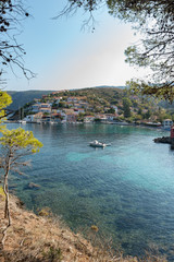 Jagged coast of the island of Kefalonia
