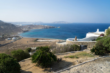 Incredible views of the Greek island of Mykonos taken from the top