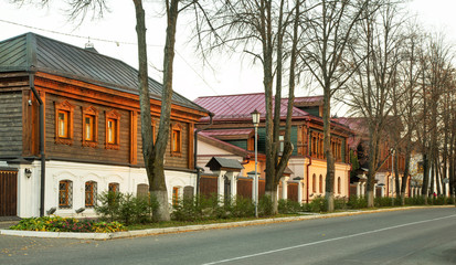 View of historical district of Suzdal. Vladimir oblast. Russia