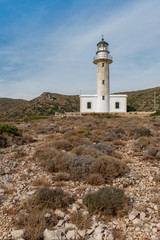Fototapeta na wymiar Gero Gombos Lighthouse Greece view