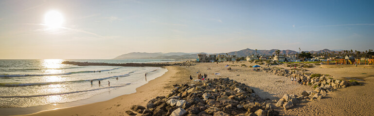 Ventura Beach Sunset Panorama
