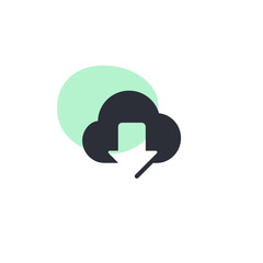 Cloud Download -  Icon