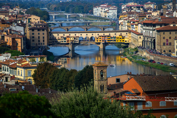 Fototapeta na wymiar Florence from hill