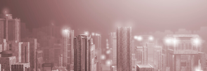 illustration of a futuristic city