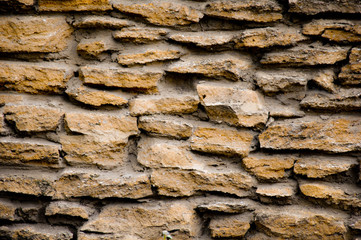 wall of wild stone, background