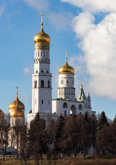 Вид на Московский Кремль и колокольню Ивана Великого