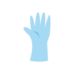 Isolated glove flat style icon vector design