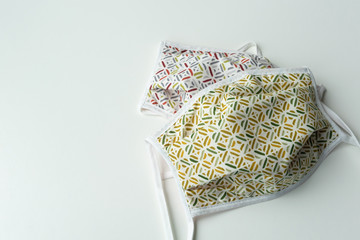 Covid-19 coronavirus homemade protective fabric mask