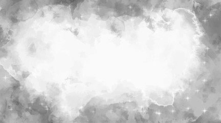 Watercolor black and white abstract background, paint canvas. Grayscale illustration. Abstract aquarelle texture grayscale backdrop. Paintbrush handmade technique splatter. Dispersed grunge wall.