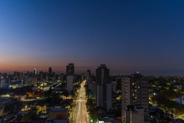 Obraz premium Skyline of suburbs, Buenos Aires, Argentina