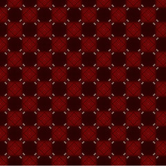 seamless red pattern with red hearts
