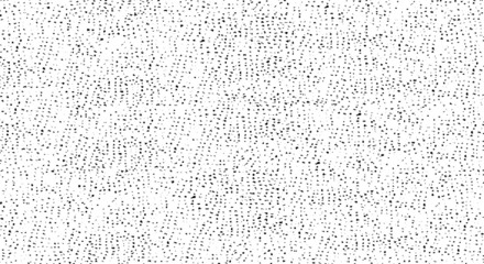 Abstract vector noise. Small particles of debris and dust. Distressed uneven background. Grunge texture overlay with rough and fine grains isolated on white background. Vector illustration. EPS10.