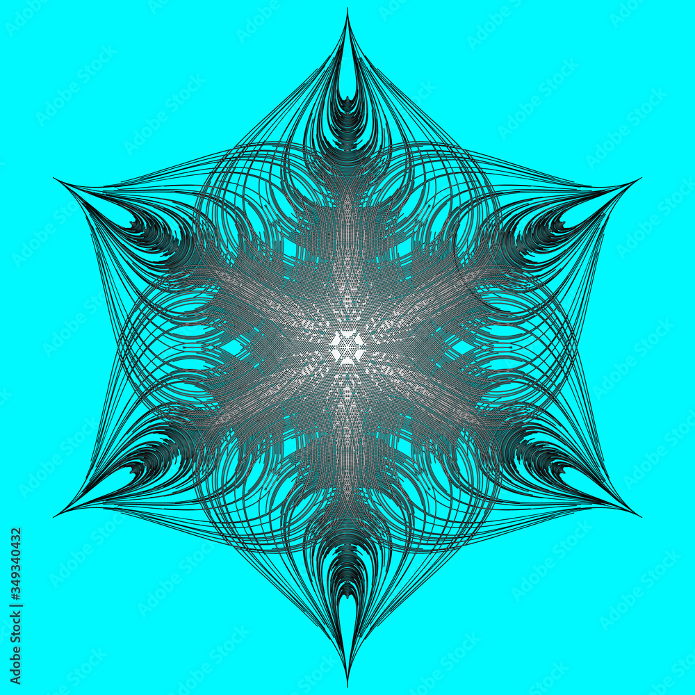 Poster digital design star background. snowflake isolated icon and sign winter design. template jpeg illusr