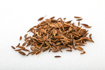 Dry zeera seeds in the bowl