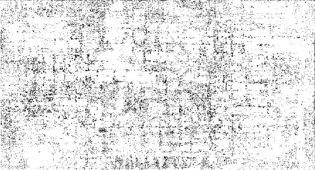 Abstract vector noise. Small particles of debris and dust. Distressed uneven background. Grunge texture overlay with rough and fine grains isolated on white background. Vector illustration. EPS10.