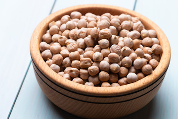Dry chickpea or garbanzo beans
