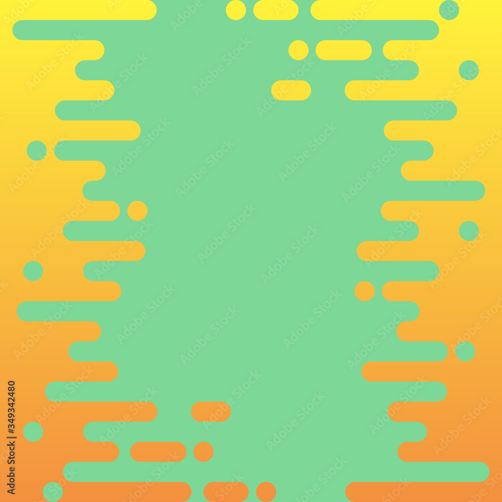 Fototapete abstract backgrounds with color rounded shapes. jpeg illustration. rounded lines halftone style. ele