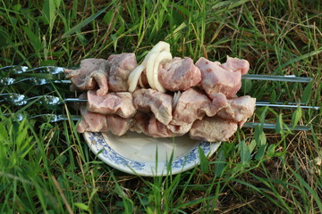 mushrooms on a grill