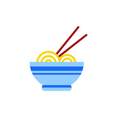 Ramen colour icon vector