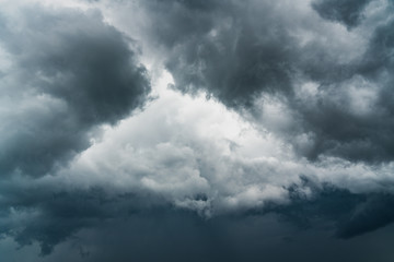 Naklejka na ściany i meble Summer cloudscape. Storm.