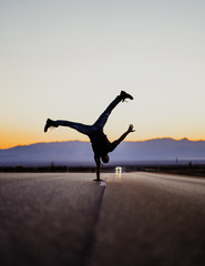 Circus performers. Acrobats, gymnast. Las Vegas