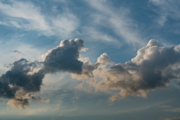 Summer cloudscape