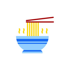 Ramen colour icon vector