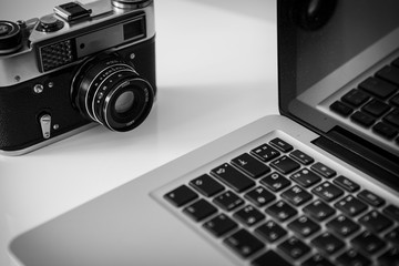 Плёночный фотоаппарат. 