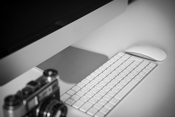 Плёночный фотоаппарат. 