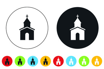 church icon vector