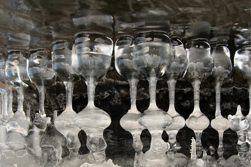 glass of ice