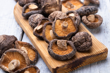 Dried shiitake mushrooms