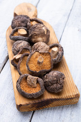 Dried shiitake mushrooms
