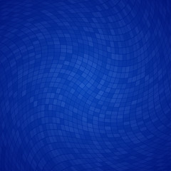 Abstract background of small squares or pixels in blue colors